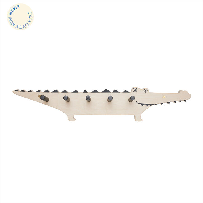 Crocodile Coat Rack - Nature