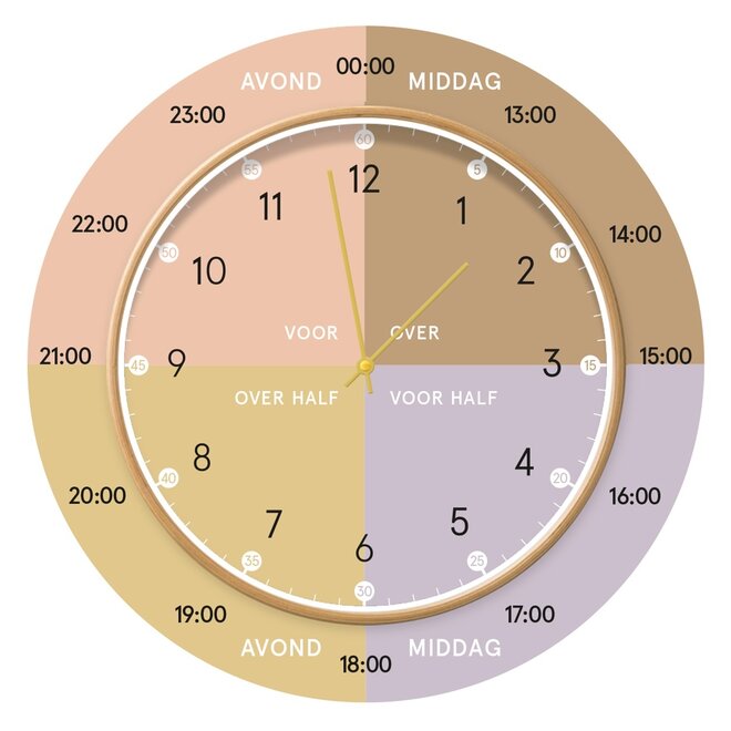 Learning clock Purple Dream