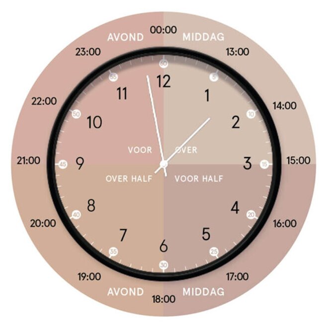Learning clock Soft Pink