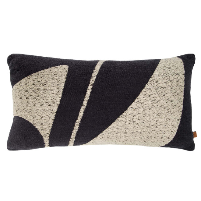 Cushion Graphic Element Antraciet grey