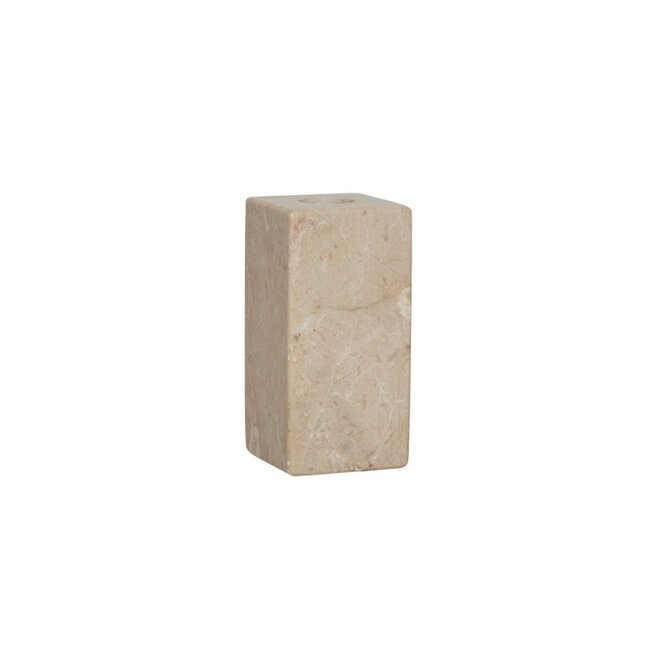 Savi Square Marble Candleholder - High