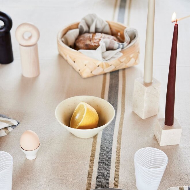 Savi Square Marble Candleholder - Low