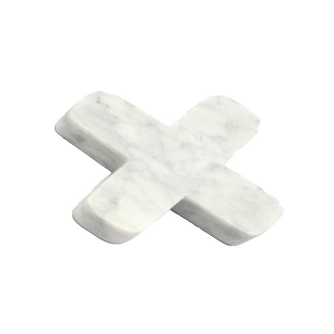 The Marble Pan Coaster - White