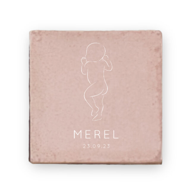 Birth tile with name