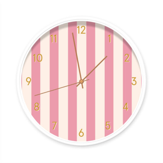 Clock Stripes Bubblegum