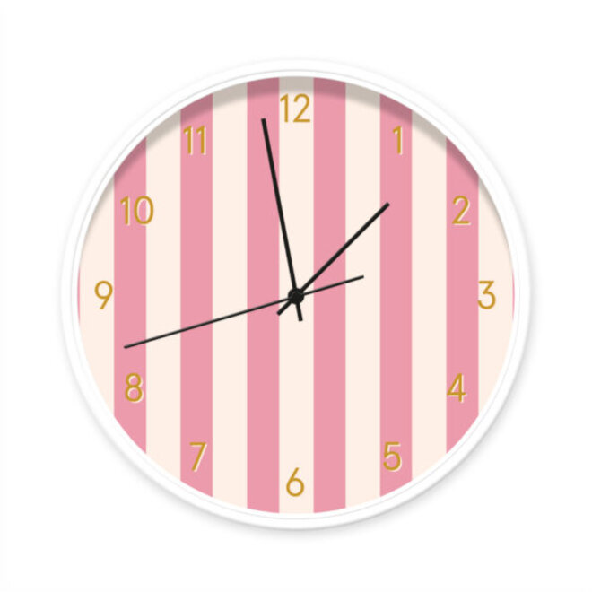 Clock Stripes Bubblegum