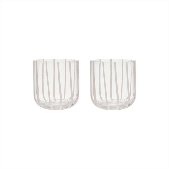 Mizu Glass  2 pcs/set Clear