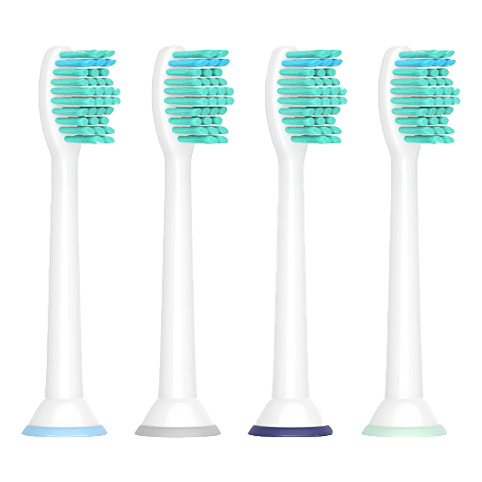 4 Opzetborstels voor elektrische tandenborstels van Philips Sonicare  (geen verzendkosten)