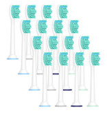 16 Opzetborstels voor elektrische tandenborstels van Philips Sonicare  (gratis verzending)