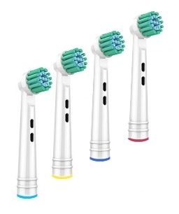 4 Opzetborstels (zacht) voor elektrische Oral-B ® tandenborstels (geen verzendkosten)