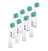 8 Opzetborstels (zacht) voor elektrische Oral-B tandenborstels (geen verzendkosten)