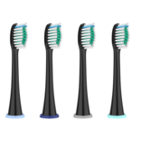 4 Zwarte opzetborstels voor Philips Sonicare  (gratis verzending)