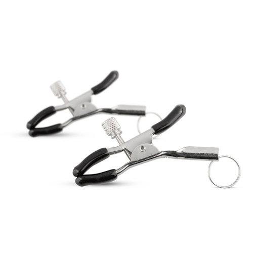 Easytoys Fetish Collection Verstelbare Tepelklemmen Met Ringetje Easytoys Fetish Collection Verstelbare Tepelklemmen Met Ringetje