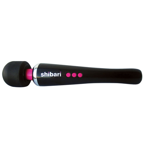 Shibari Shibari Hello, Sexy! Power Wand Massager - Zwart Shibari Shibari Hello, Sexy! Power Wand Massager - Zwart