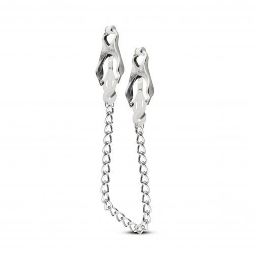 Sinner Gear Metalen Tepelklemmen Met Ketting - Zilver Sinner Gear Metalen Tepelklemmen Met Ketting - Zilver