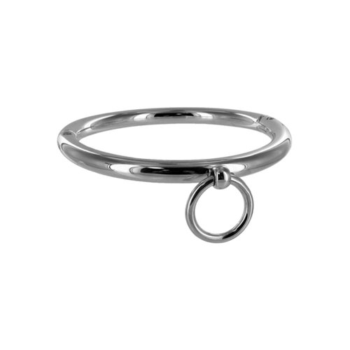 Master Series Stalen halsband met ring Master Series Stalen halsband met ring