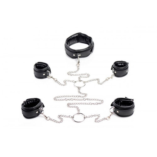 Strict Slave Bondage Shackle Set Strict Slave Bondage Shackle Set