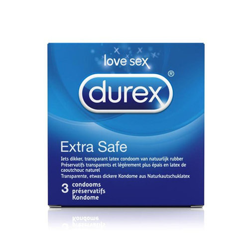 Durex Extra veilig met de Durex Extra Safe 3 st Durex Extra veilig met de Durex Extra Safe 3 st