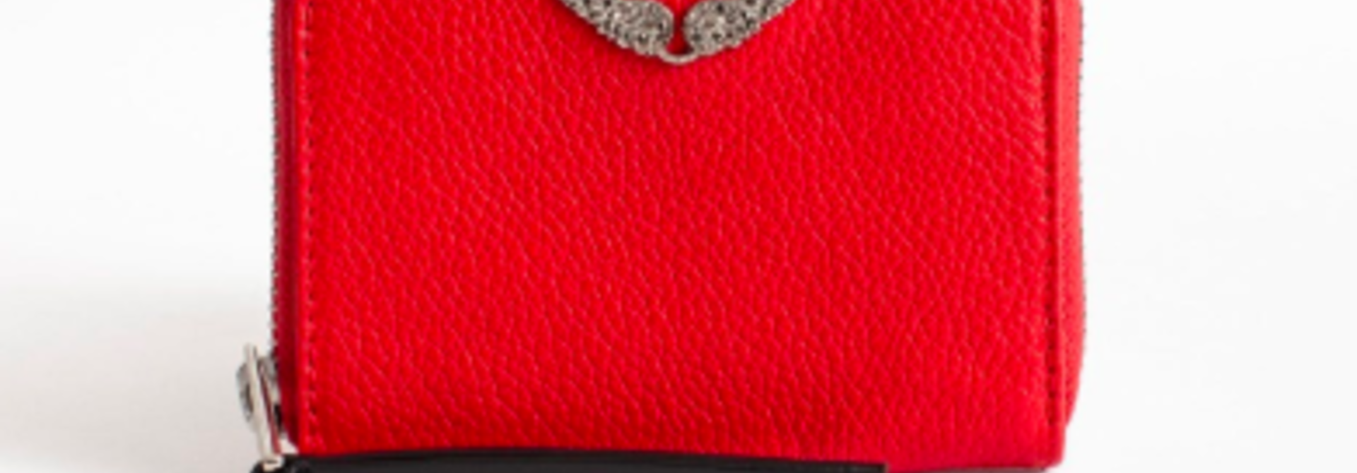 Portemonneetje Zadig et Voltaire MINI GRAINED LEATHER