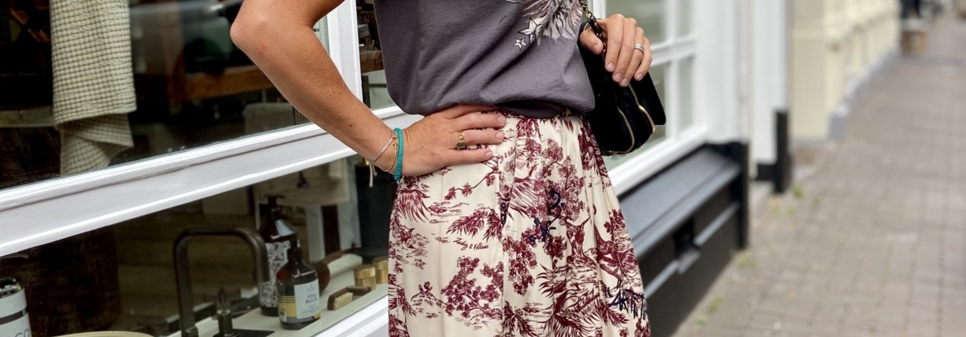 Rok Zadig et Voltaire JUDE JOUY SATIN JUPE
