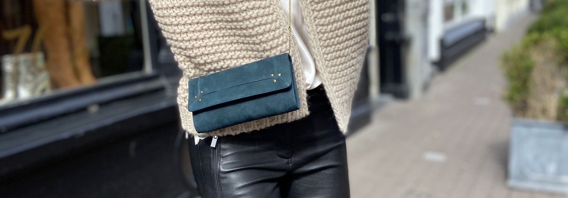 Leren broek