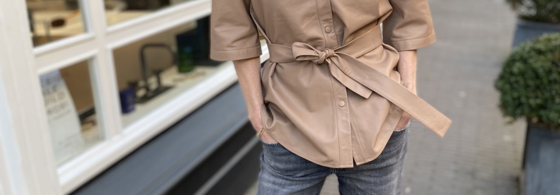 Blouse Boho leather
