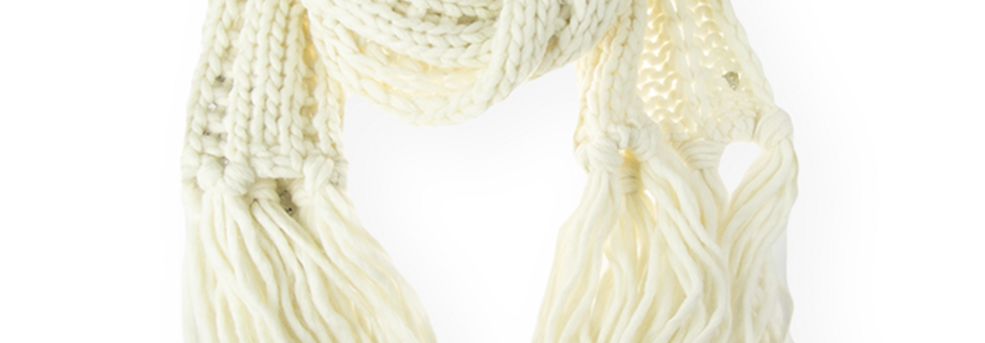 Dondup WK254 Y00502D sjaal creme