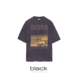 Anine Bing Anine Bing A-08-2243-000 Caden Tee Rio de Janeiro - WASHED BLACK Anine Bing Anine Bing A-08-2243-000 Caden Tee Rio de Janeiro - WASHED BLACK