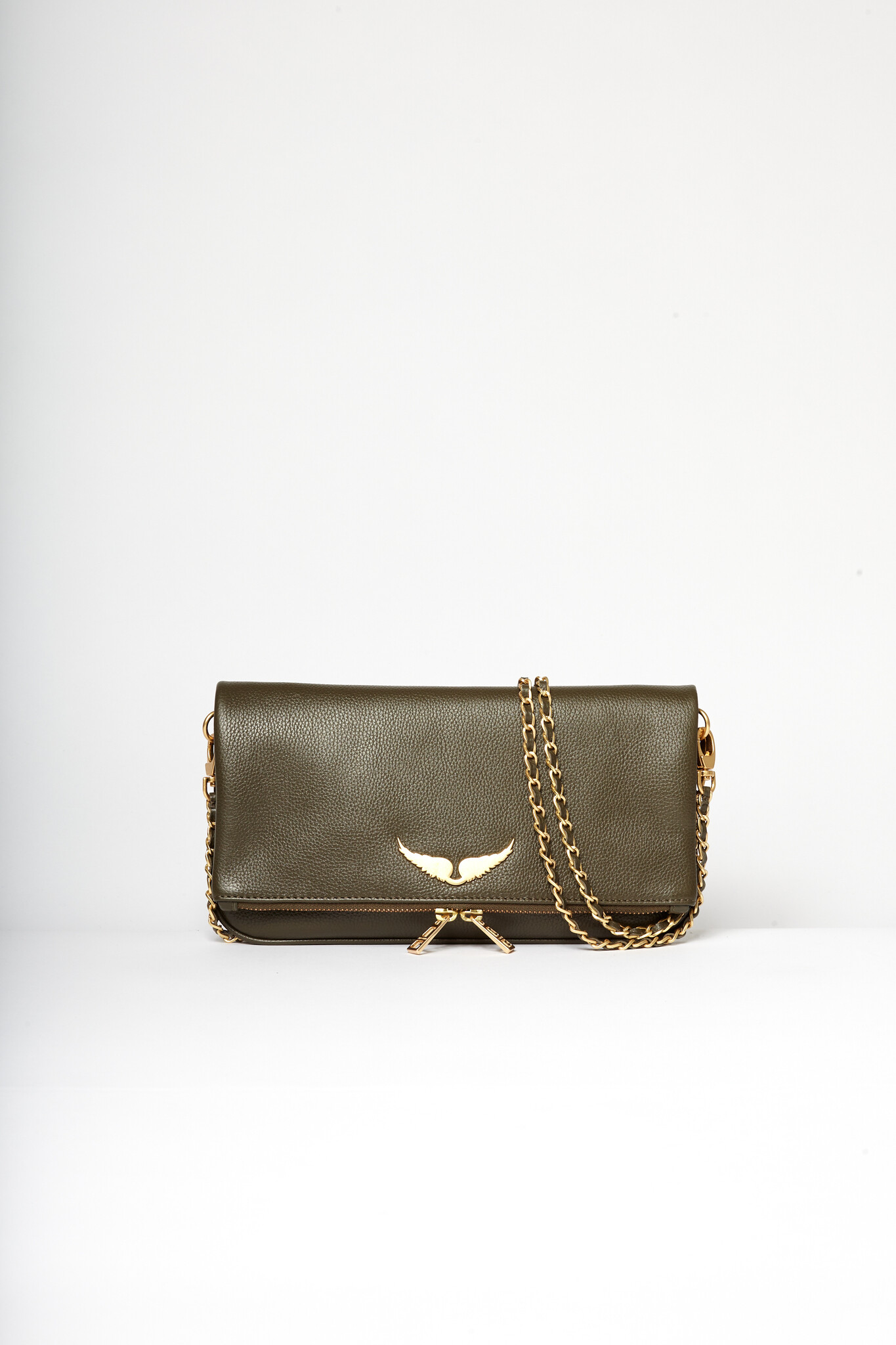 Voltaire Rock Nano Zadig Et Voltaire Tas Goud Voltaire Clutch