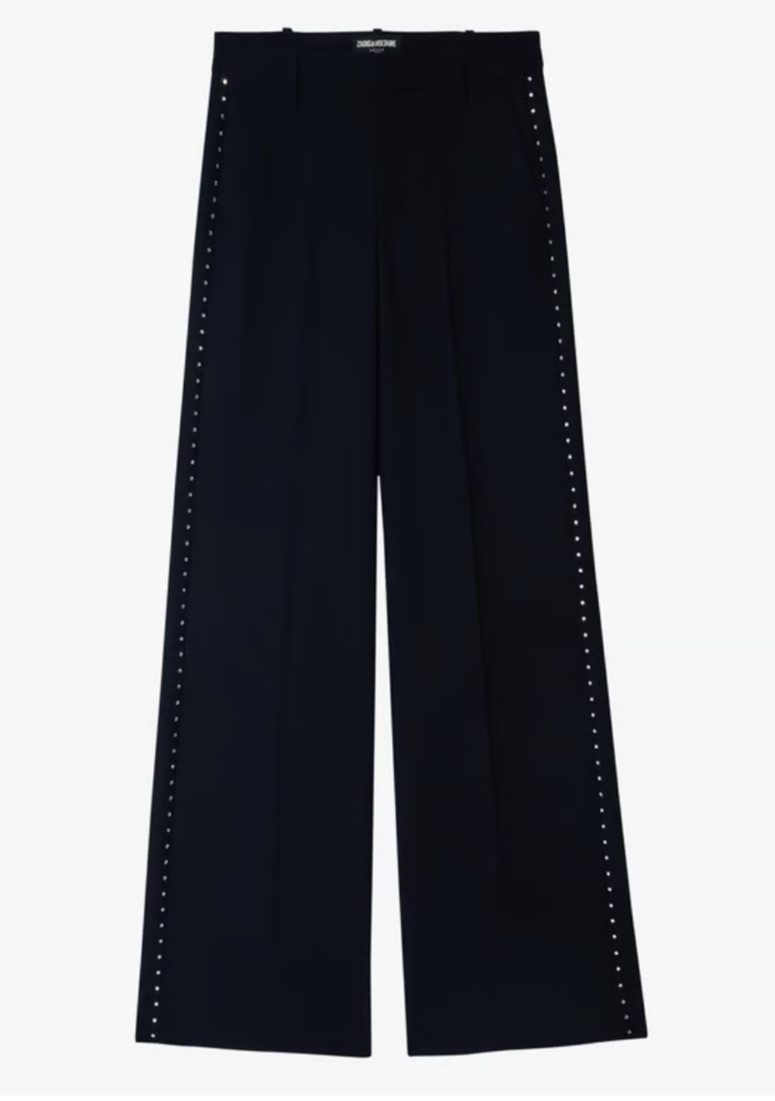Zadig et Voltaire Wijde broek Strass Encre