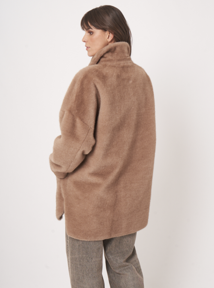 Repeat Reversible Coat Faux Fur Repeat Reversible Coat Faux Fur