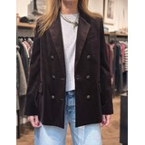 Zadig et Voltaire VASKA Blazer Velvet Dark Chocolate