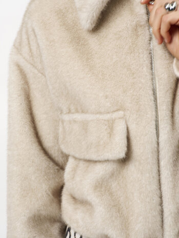 Dante6 Entity faux fur bomber jacket