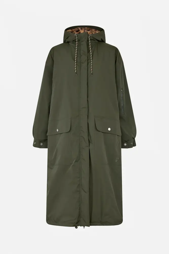 Baum und Pferdgarten DEMI Rosin Green Leopard Jas