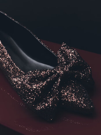 Dante6 Abbey bow pointed toe flats