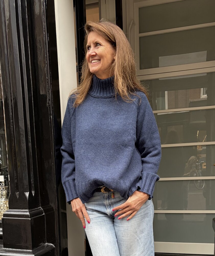 Repeat 104517 Sweater Blauw