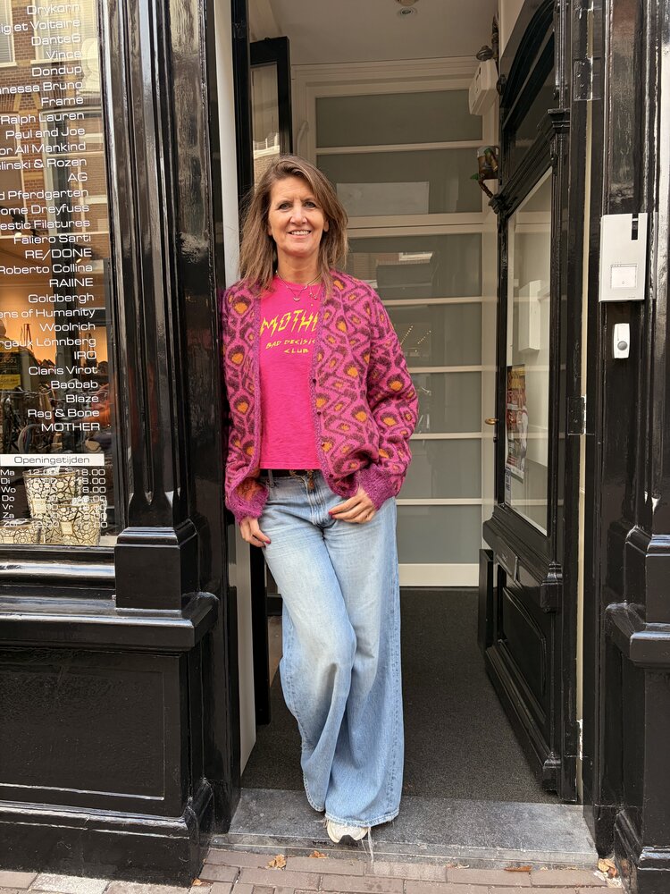 MOTHER THE DOUBLE FACE CARDIGAN (reversible)