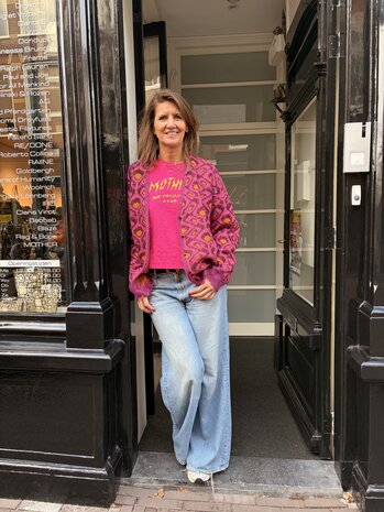 MOTHER THE DOUBLE FACE CARDIGAN (reversible)