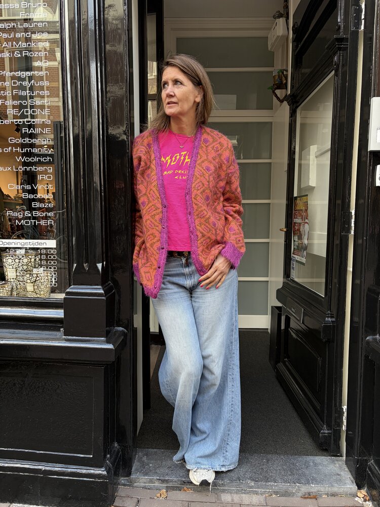 MOTHER THE DOUBLE FACE CARDIGAN (reversible)