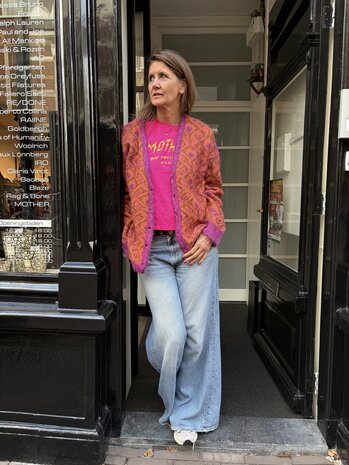 MOTHER THE DOUBLE FACE CARDIGAN (reversible)