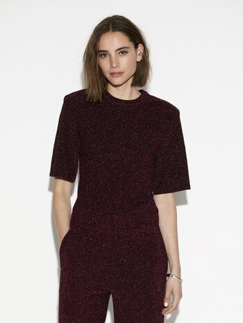 Dante6 Fantina lurex top