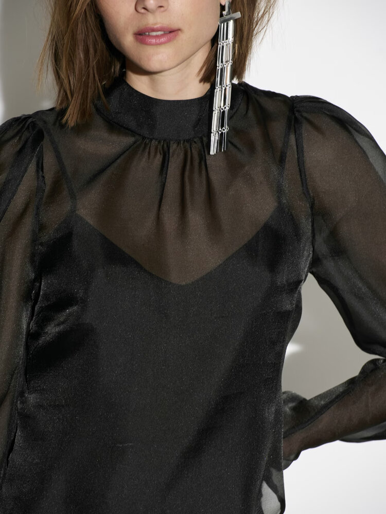 Dante6 Ocean puffy sleeve top