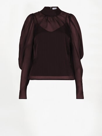 Dante6 Ocean puffy sleeve top