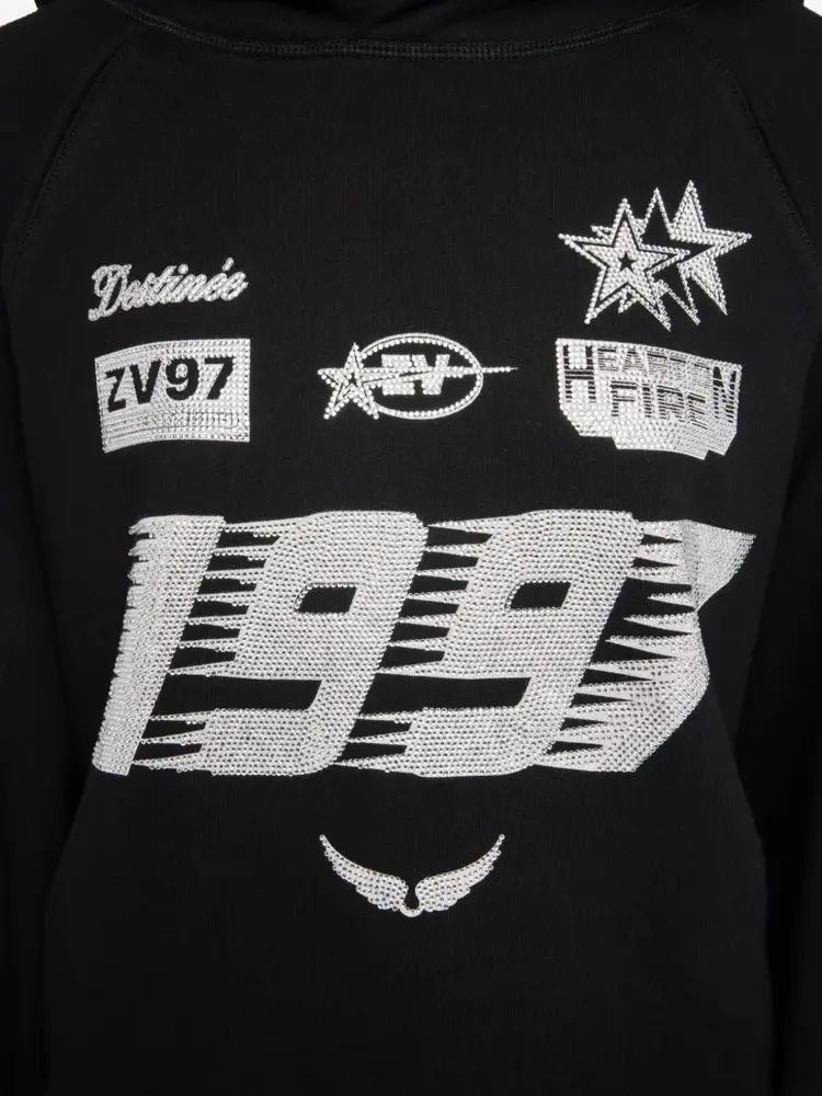 Zadig et Voltaire GEORGYS MO MULTICROSS STRASS Sweater