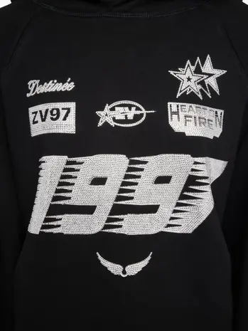 Zadig et Voltaire GEORGYS MO MULTICROSS STRASS Sweater