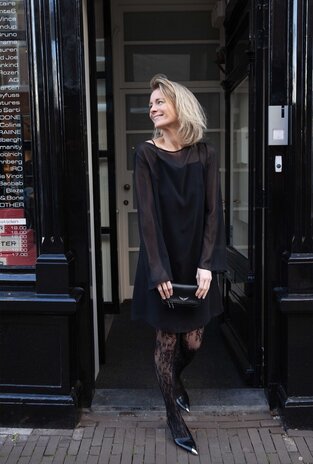 MAX MARA PAGGI NERO Jurk