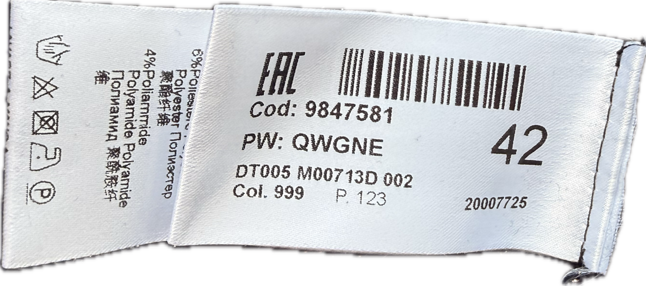 PRELOVED PRELOVED trui Dondup zwart met glitter - maat IT42 (NL38)