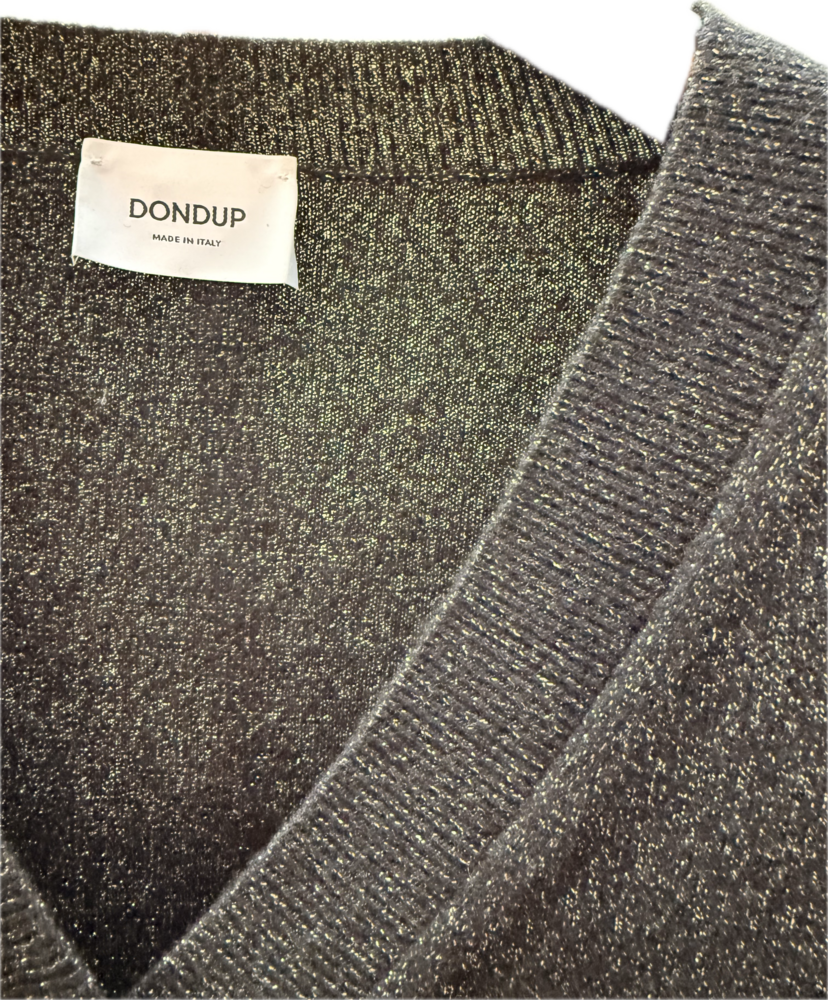 PRELOVED PRELOVED trui Dondup zwart met glitter - maat IT42 (NL38)