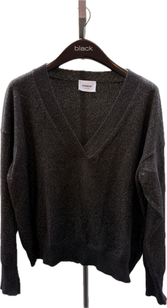 PRELOVED PRELOVED trui Dondup zwart met glitter - maat IT42 (NL38)