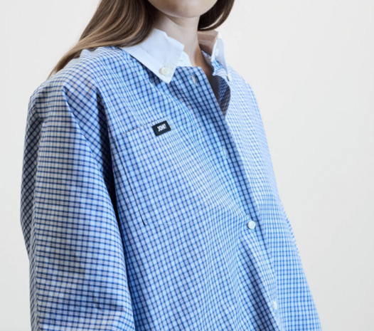 Johny SHIRT BERRY BLUE CHECK